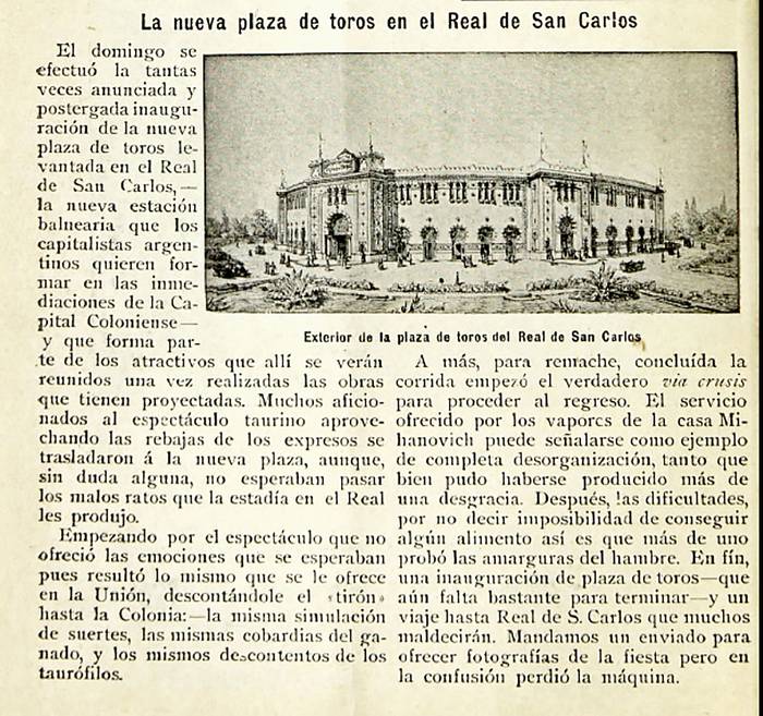 Real de San Carlos - Rev La Semana Nº 26 enero 1910