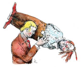 Foto principal del artículo '¿La interpelación es la mejor defensa?' · Ilustración: Ramiro Alonso