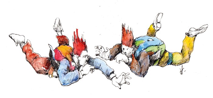 Foto principal del artículo 'Educar para convivir, convivir para educar' · Ilustración: Ramiro Alonso