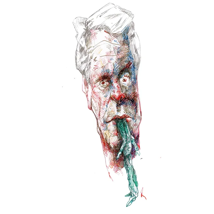 Foto principal del artículo 'Jeffrey Epstein, ¿agente del Mossad?' · Ilustración: Ramiro Alonso