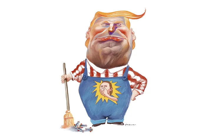 Foto principal del artículo 'Laterales | Donald Basurto' · Ilustración: Horacio Guerriero