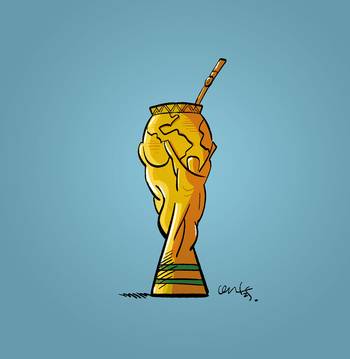 Foto principal del artículo 'Rumbo al Mundial 2030' · Ilustración: Cristian Moreira (MiLoco)