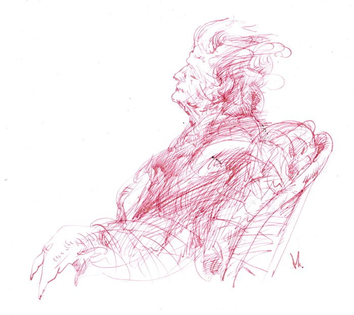 Foto principal del artículo 'El envejecimiento del mundo' · Ilustración: Ramiro Alonso