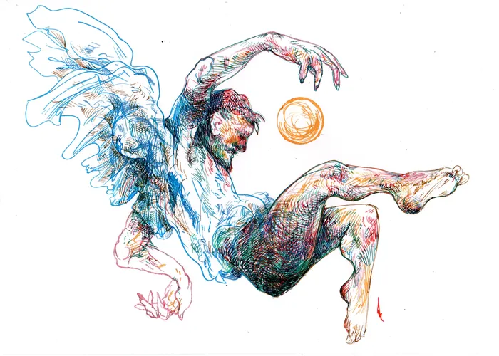 Foto principal del artículo 'Nuestro Mundial, la eternidad en casa' · Ilustración: Ramiro Alonso