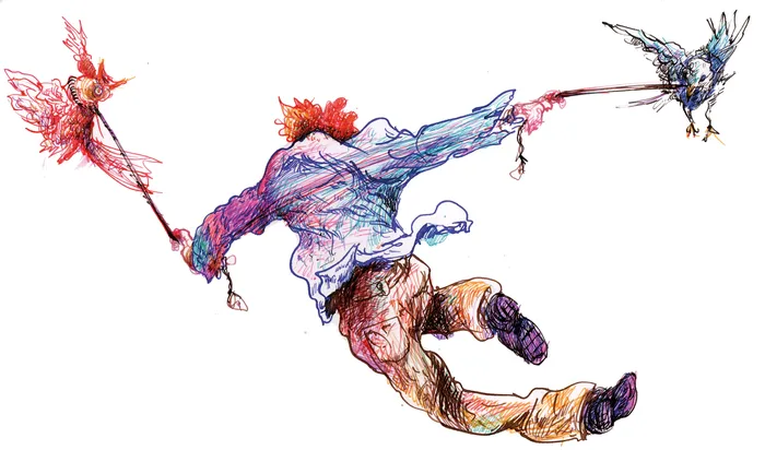 Foto principal del artículo 'Lucía Pittaluga: “Los uruguayos improvisamos el futuro”' · Ilustración: Ramiro Alonso