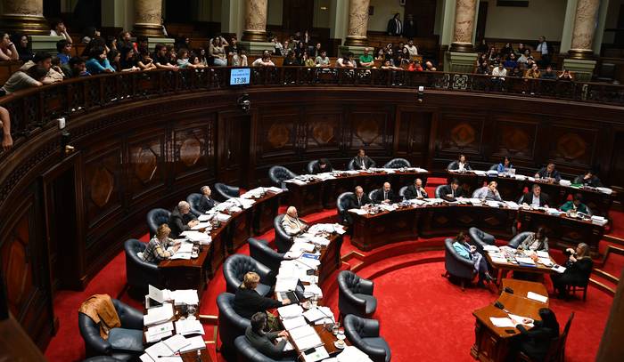 Votación de la Rendición de Cuentas, en el Senado (05.10.2023). · Foto: Mara Quintero