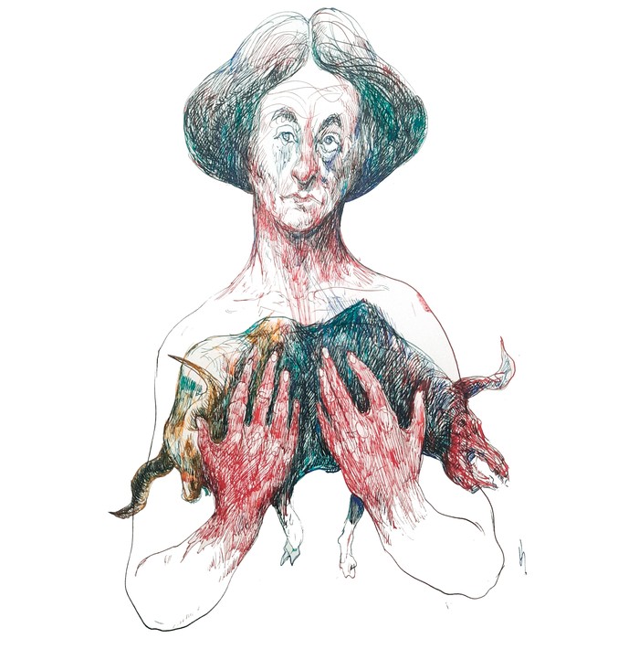 Foto principal del artículo 'La médica imaginaria' · Ilustración: Ramiro Alonso
