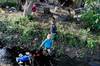 Niños junto a una zanja de aguas servidas en Camino Antonio Rubio, Montevideo (archivo, 2010). · Foto: Ricardo Antúnez Niños junto a una zanja de aguas servidas en Camino Antonio Rubio, Montevideo (archivo, 2010). · Foto: Ricardo Antúnez