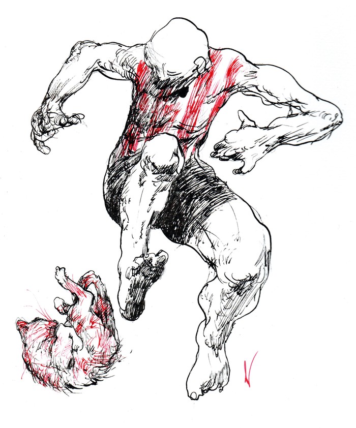 Foto principal del artículo 'River Plate y las fantasmadas de la B' · Ilustración: Ramiro Alonso