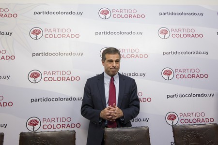 Ernesto Talvi, en la Casa del Partido Colorado. · Foto: Ernesto Ryan Ernesto Talvi, en la Casa del Partido Colorado. · Foto: Ernesto Ryan