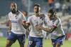 Guzmán Corujo, Felipe Carballo y Mathías Suárez, festejan el gol de Nacional a Estudiantes de Mérida, este jueves, en el Gran Parque Central.
· Foto: Ernesto Ryan Guzmán Corujo, Felipe Carballo y Mathías Suárez, festejan el gol de Nacional a Estudiantes de Mérida, este jueves, en el Gran Parque Central.
· Foto: Ernesto Ryan