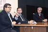 Jorge Barrera, Leonardo Cipriani y Jose Decurnex, el 22 de mayo, en la sede de ASSE. Jorge Barrera, Leonardo Cipriani y Jose Decurnex, el 22 de mayo, en la sede de ASSE.