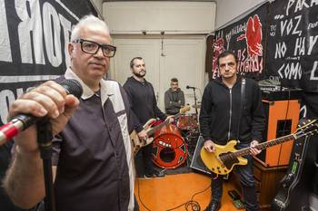 Guillermo Peluffo, Juan Pablo Granite, Guillermo Perazzo y Hugo Díaz.
 · Foto: .