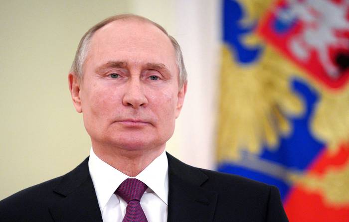 Vladimir Putin, en Moscú, el 27 de marzo de 2021. 
 · Foto: Mikhail Klimentyev, Sputnik, AFP