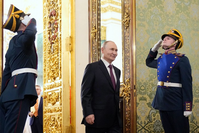 Vladimir Putin en el Kremlin de Moscú, el 23 de junio. · Foto: Pavel Bednyakov, AFP