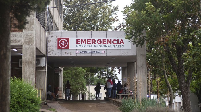 Hospital Regional de Salto (archivo, marzo de 2021). · Foto: Alessandro Maradei