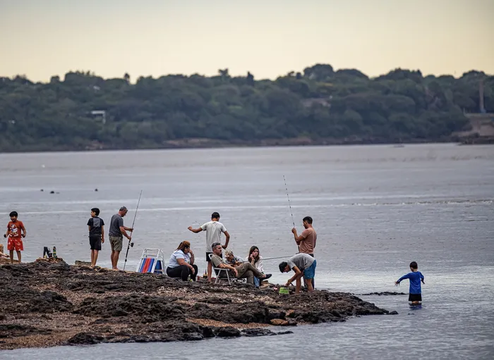 Costa del río Uruguay en Salto. · Foto: Ariel Volpi