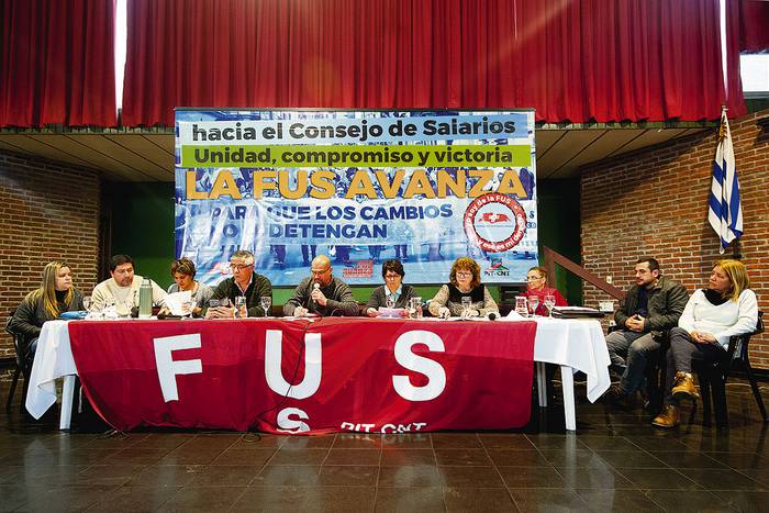 Asamblea de la FUS (archivo, julio 2018).  · Foto: Federico Gutiérrez