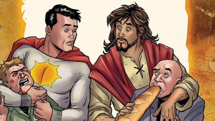 Foto principal del artículo 'Second Coming: Una historieta en la que Jesús y Superman comparten apartamento'