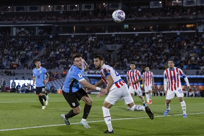 Uruguay y Paraguay en el estadio Centenario, el 6 de setiembre de 2024. · Foto: Rodrigo Viera Amaral