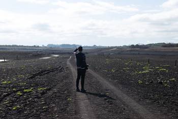 Lecho del río Santa Lucía, en Paso Severino, Florida (archivo, julio de 2023). · Foto: Alessandro Maradei