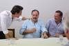 Juan Sartori, Jorge Gandini y Álvaro Delgado, en Paysandú. Juan Sartori, Jorge Gandini y Álvaro Delgado, en Paysandú.