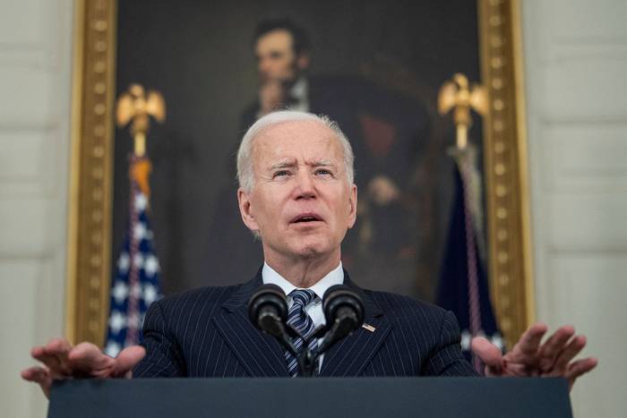 Joe Biden, en la Casa Blanca.  · Foto: Brendan Smialowski, AFP