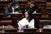 Azucena Arbeleche, ayer, en la Comisión Permanente del Parlamento. Azucena Arbeleche, ayer, en la Comisión Permanente del Parlamento.
