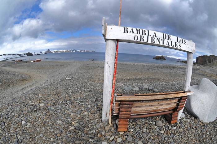Entorno de la base Artigas en la Antártida, en 2019.
 · Foto: Álvaro Salas, Presidencia