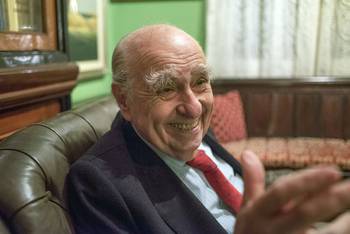 Julio María Sanguinetti  (archivo, mayo de 2019). · Foto: Ricardo Antúnez