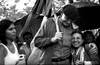 Ernesto Agazzi y Ana Olivera, ayer, durante el acto de lanzamiento de la campaña del Espacio 609 para las elecciones municipales de Montevideo. · Foto: Victoria Rodríguez Ernesto Agazzi y Ana Olivera, ayer, durante el acto de lanzamiento de la campaña del Espacio 609 para las elecciones municipales de Montevideo. · Foto: Victoria Rodríguez