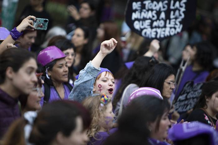 Marcha por el Día Internacional de la Eliminación de la Violencia contra la Mujer (archivo, noviembre de 2022). · Foto: Camilo dos Santos