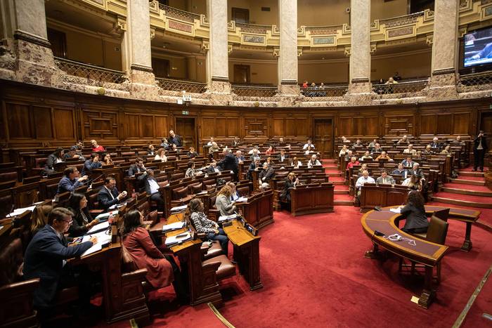 Sesión de la Cámara de Diputados (23.10.2023). · Foto: Rodrigo Viera Amaral