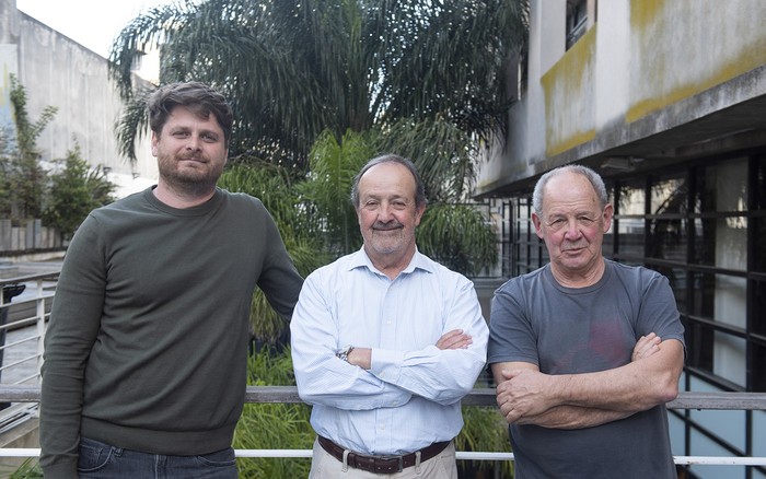 Gabriel Tenembaum, Daniel Espinosa y Ricargo Gil Iribarne. · Foto: Gianni Schiaffarino