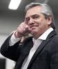 Alberto Fernández, candidato de el Frente de Todos, tras votar en las elecciones primarias, en Buenos Aires. Foto: · Foto: Alejandro Pagani, AFP. Alberto Fernández, candidato de el Frente de Todos, tras votar en las elecciones primarias, en Buenos Aires. Foto: · Foto: Alejandro Pagani, AFP.