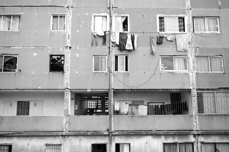Edificio CH 20, Instituto Nacional de Viviendas Económicas (INVE), en la rambla República Argentina y Zelmar Michelini. · Foto: Javier Calvelo Edificio CH 20, Instituto Nacional de Viviendas Económicas (INVE), en la rambla República Argentina y Zelmar Michelini. · Foto: Javier Calvelo
