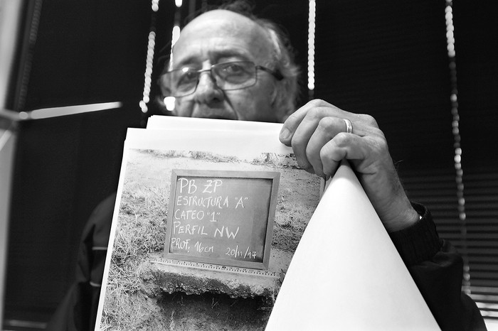 Javier Tassino, ayer, en la conferencia de prensa de Madres y Familiares de Detenidos Desaparecidos. Foto: Federico Gutiérrez Javier Tassino, ayer, en la conferencia de prensa de Madres y Familiares de Detenidos Desaparecidos. Foto: Federico Gutiérrez