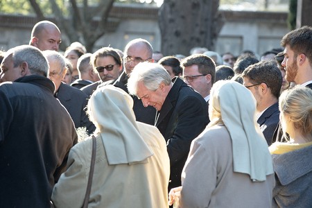 Sepelio de María Auxiliadora Delgado, esposa del presidente Tabaré Vázquez, en el cementerio de La Teja.
· Foto: Ricardo Antúnez Sepelio de María Auxiliadora Delgado, esposa del presidente Tabaré Vázquez, en el cementerio de La Teja.
· Foto: Ricardo Antúnez