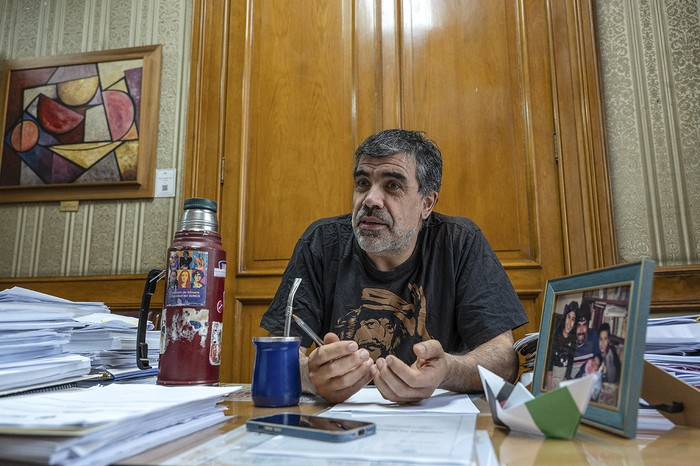 Óscar Andrade. · Foto: María Vivanco