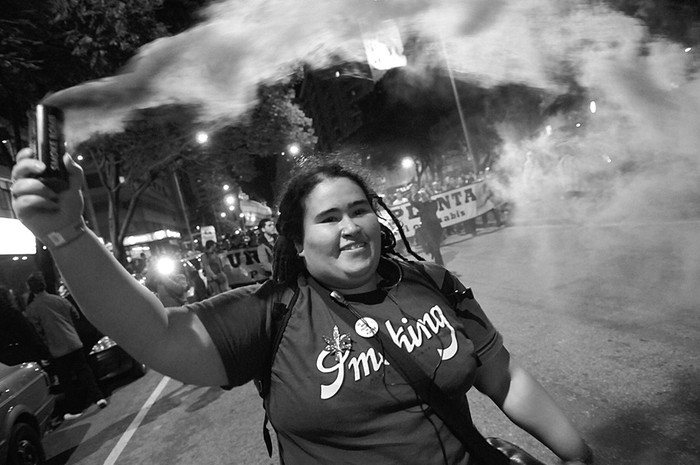 Marcha por la regulación del cannabis. · Foto: Nicolás Celaya