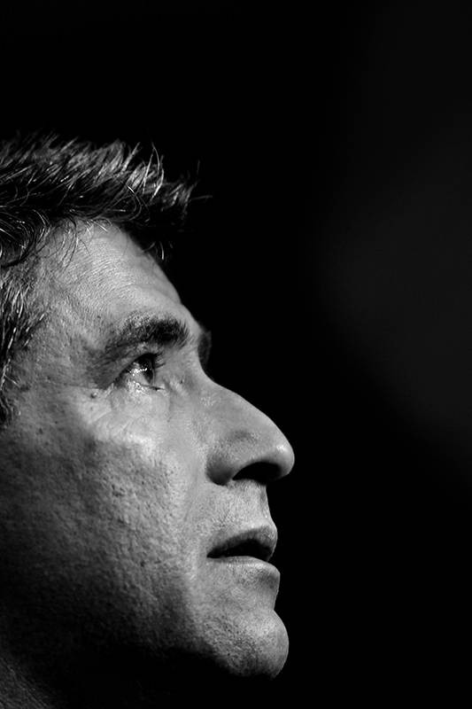Raúl Sendic, durante una conferencia en la sede de la lista 711. Foto: Nicolás Celaya (archivo, junio de 2014)