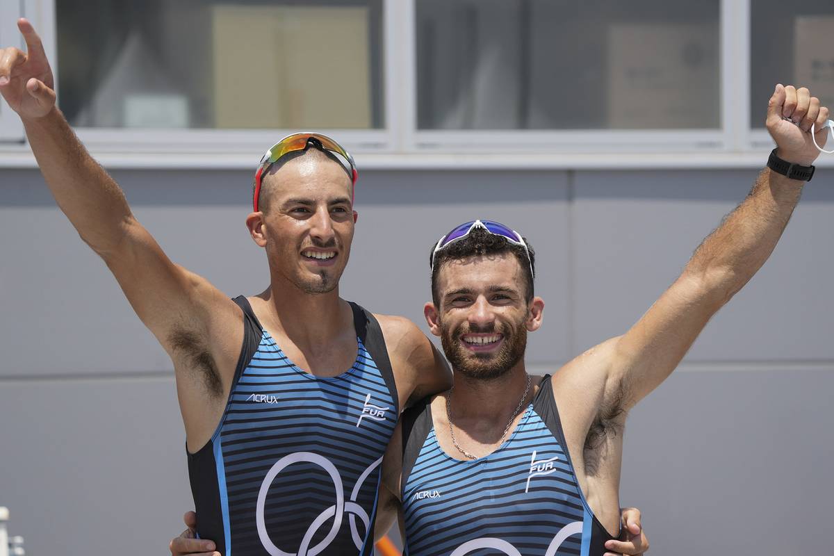 Bruno Cetraro y Felipe Kluver en la final de remo de los Juegos Olímpicos - Vimarsana News