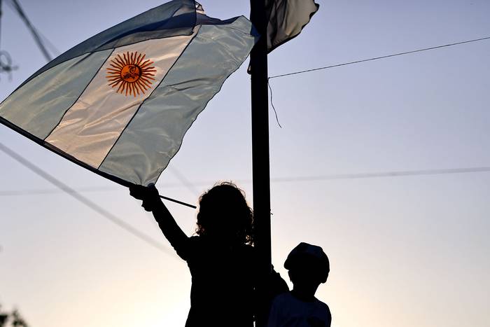 Campaña electoral en Buenos Aires (19.10.2023). · Foto: Juan Ignacio Roncoroni, EFE 
