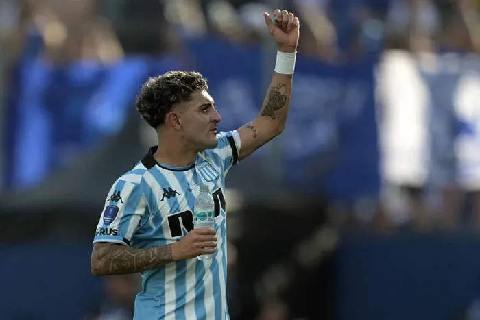 Gastón Martirena, de Racing (archivo). · Foto: Juan Mabromata,  AFP