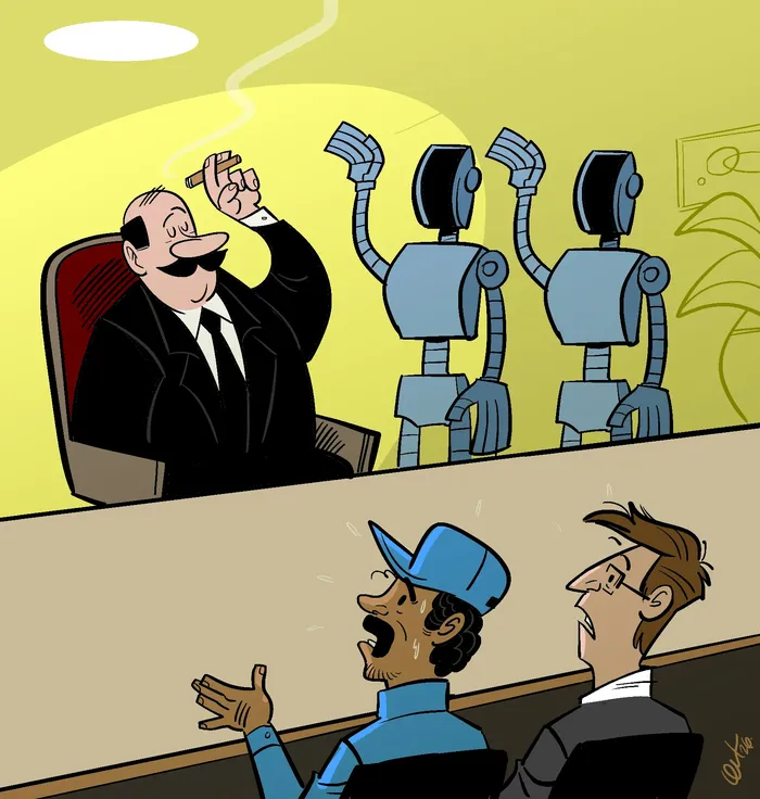 Foto principal del artículo 'Propuestas empresariales para el diálogo social' · Ilustración: Cristian Moreira (MiLoco)