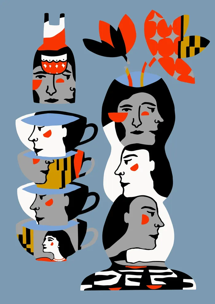 Foto principal del artículo 'Paradoja tradwife' · Ilustración: Ceci Ro