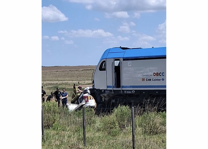 Lugar del siniestro en Durazno, el sábado 25 de enero. · Foto: Policía Caminera