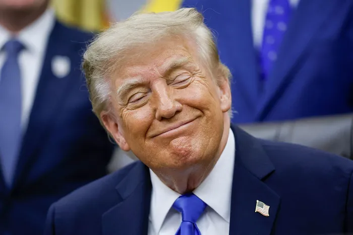 Donald Trump, el 2 de setiembre en la Casa Blanca. · Foto: Kevin Dietch, Getty Images, AFP