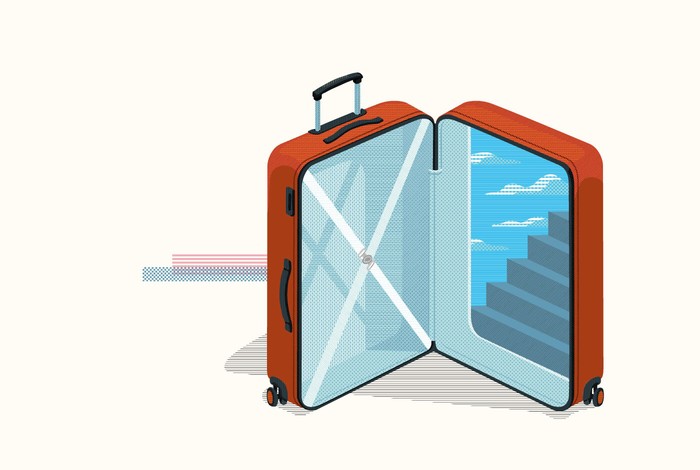 Foto principal del artículo 'Uruguay ante la oportunidad estratégica de invertir en turismo como palanca de crecimiento' · Ilustración: Luciana Peinado