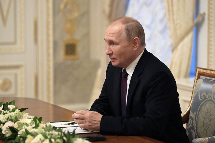 Vladimir Putin en San Petersburgo (11.10.2022). · Foto: Pavel Bednyakov, AFP